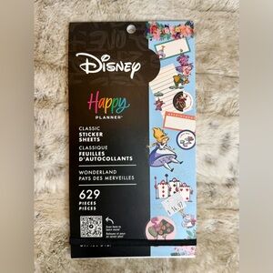 *NWT* The Happy Planner Disney Alice in Wonderland Classic Sticker Sheets